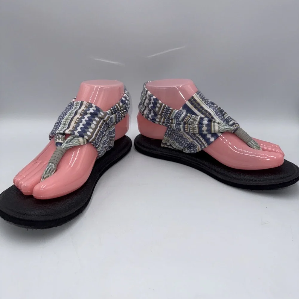 Sanuk Sandals Women's Size 5 Yoga Sling 2 Flip Flop Multicolor Casual Flats